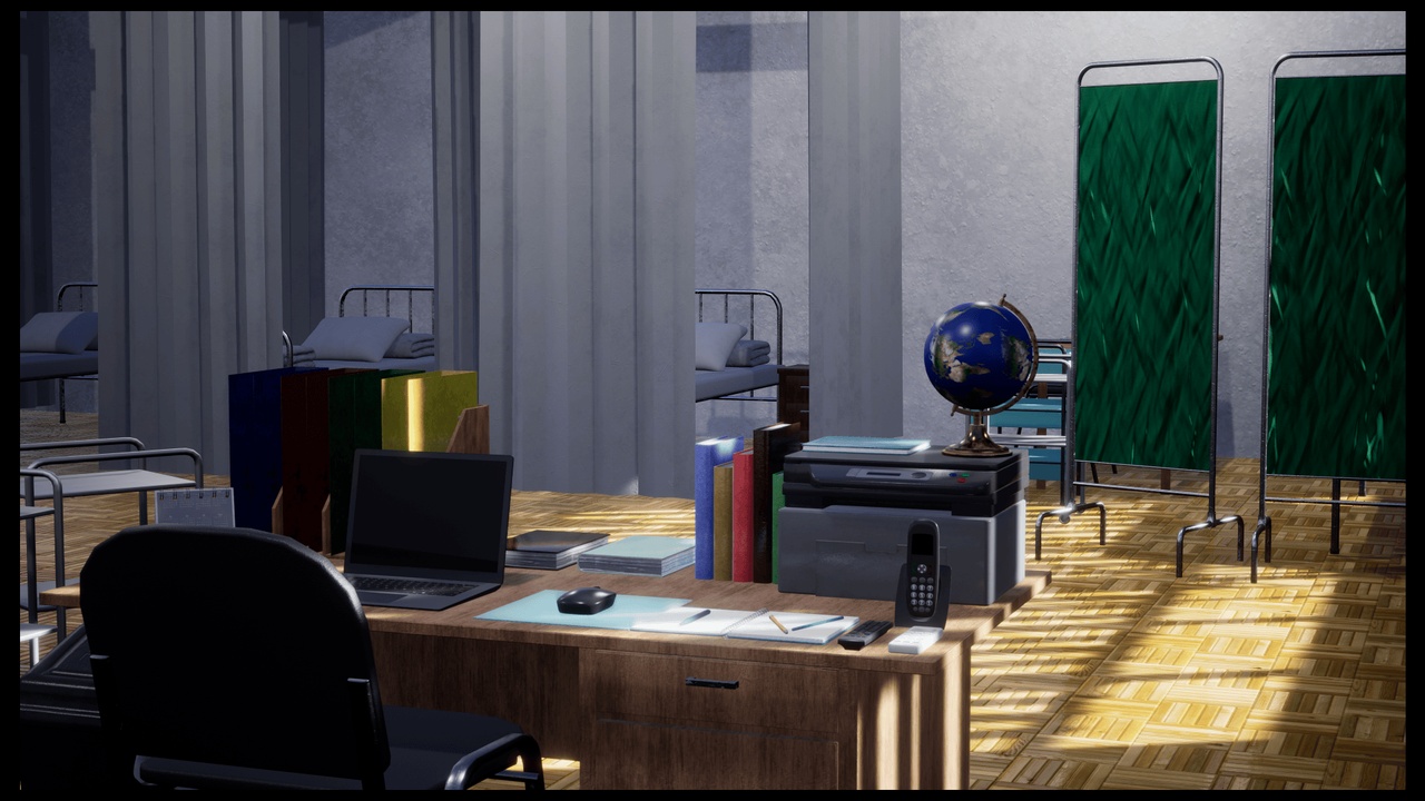 商品 Japanese School Infirmary – Nurse’s Office & Medical Room 的媒体 1