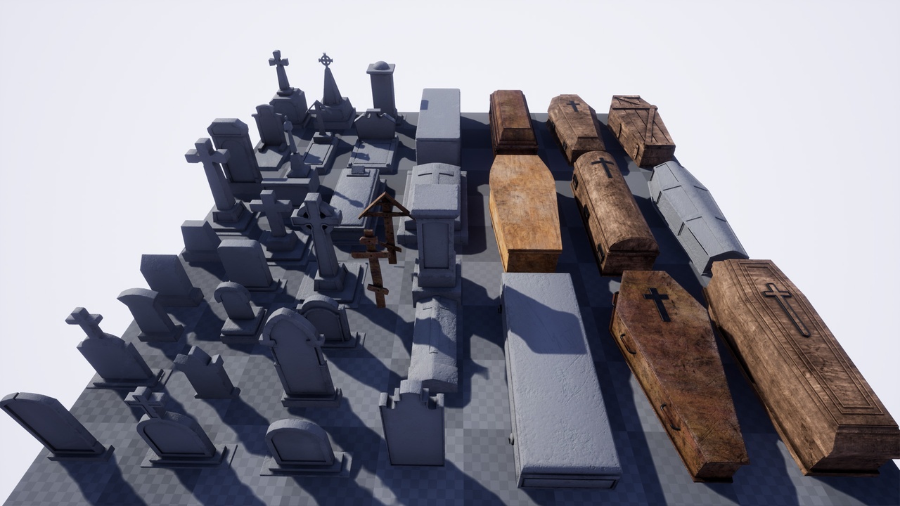 Media 1 for listing Graveyard Props
