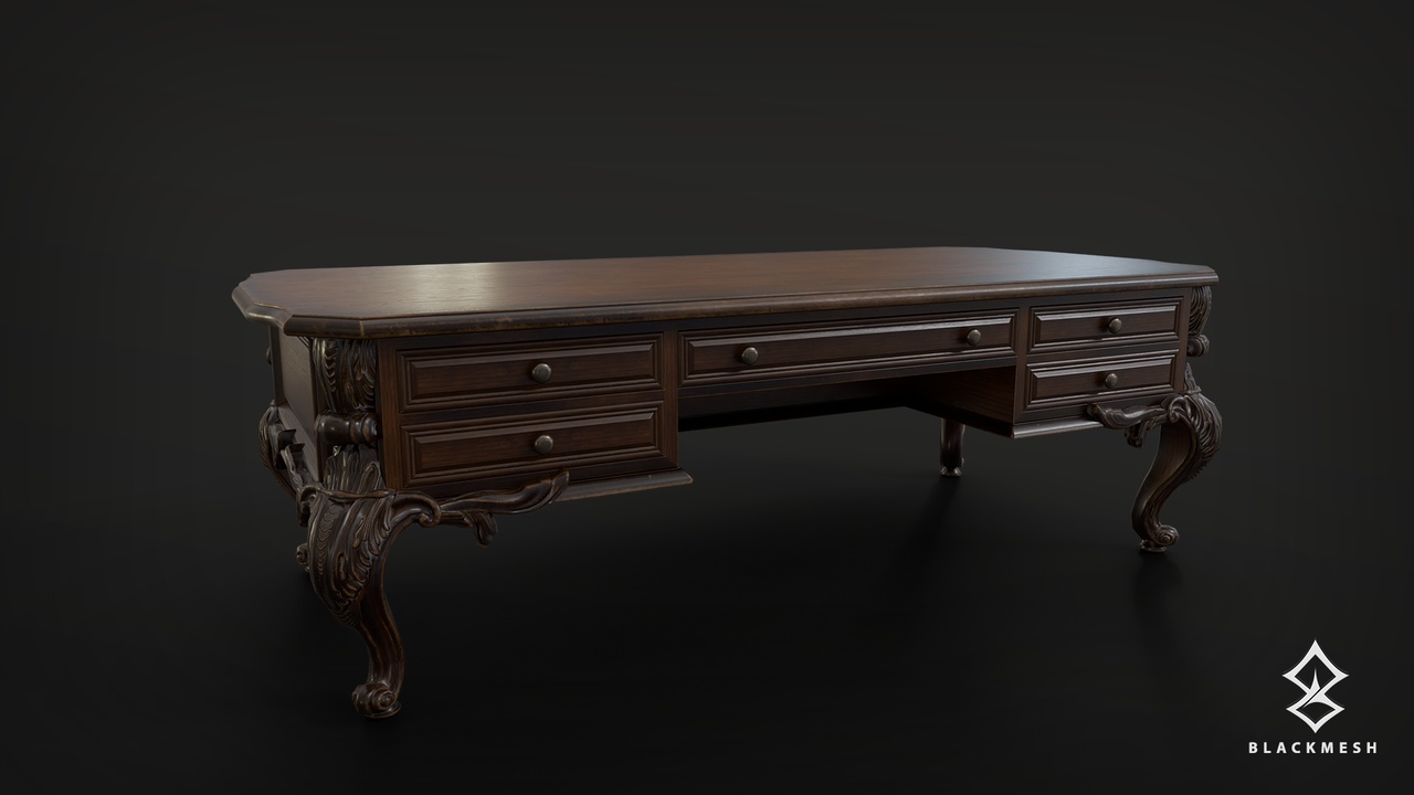 Media 1 for listing Classic Wooden Desk