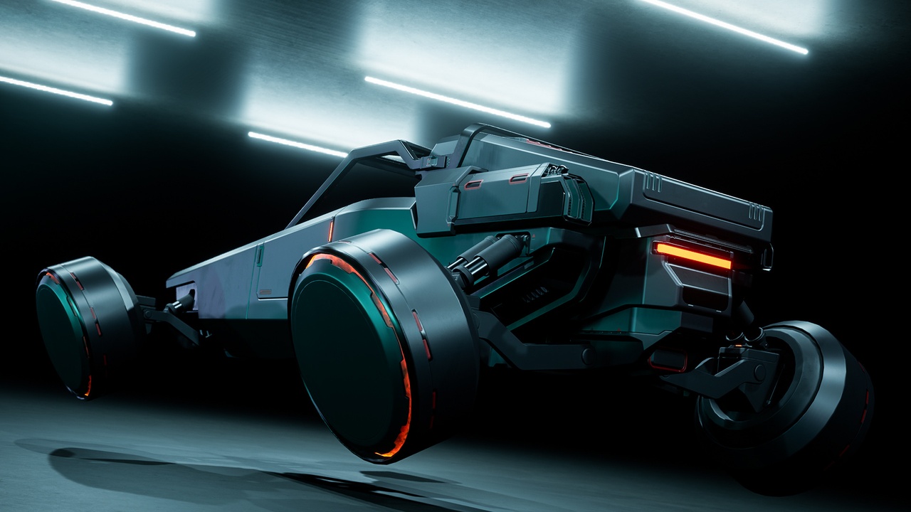 SciFi Cyber Hover Buggy 4 | Fab