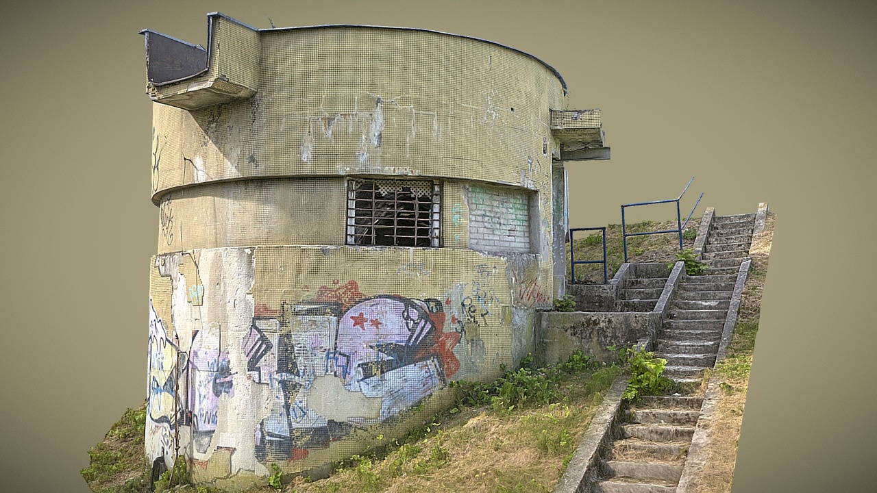 Media 1 for listing Decayed Brutalist Watertower