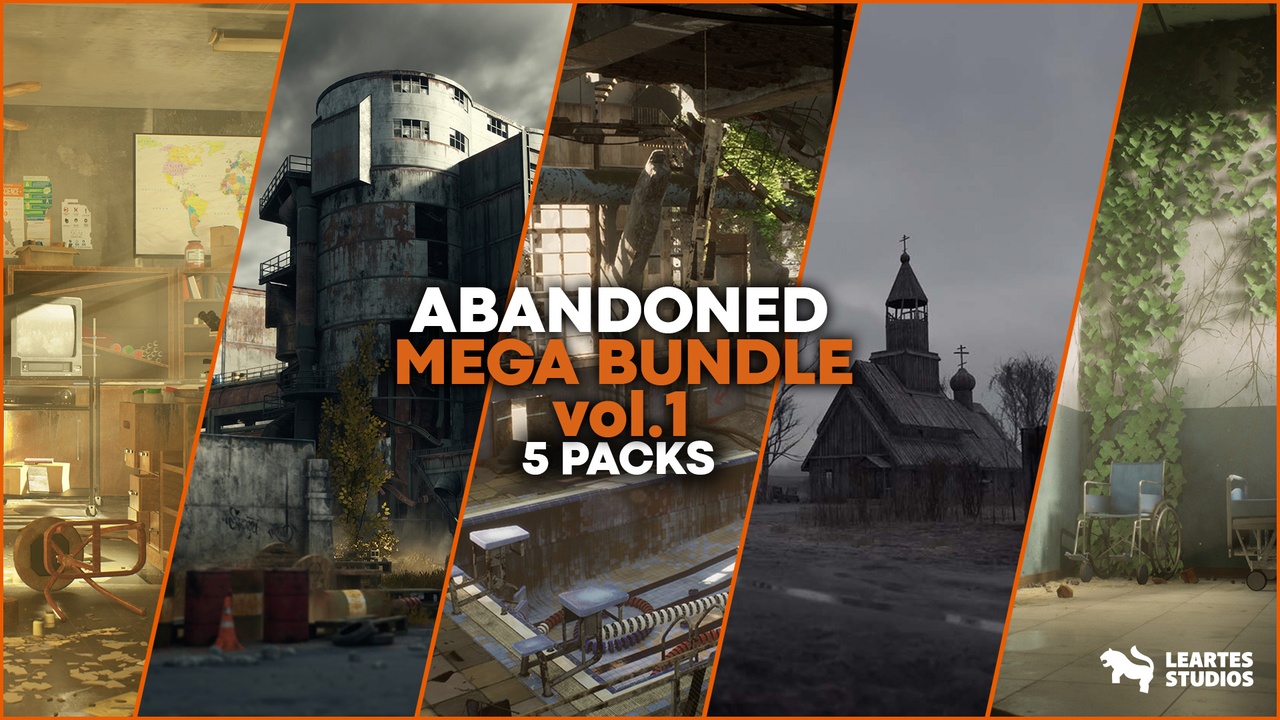 Media 1 for listing Abandoned Environments Megabundle Vol.1 ( Abandoned Survival Abandoned Old 3D )