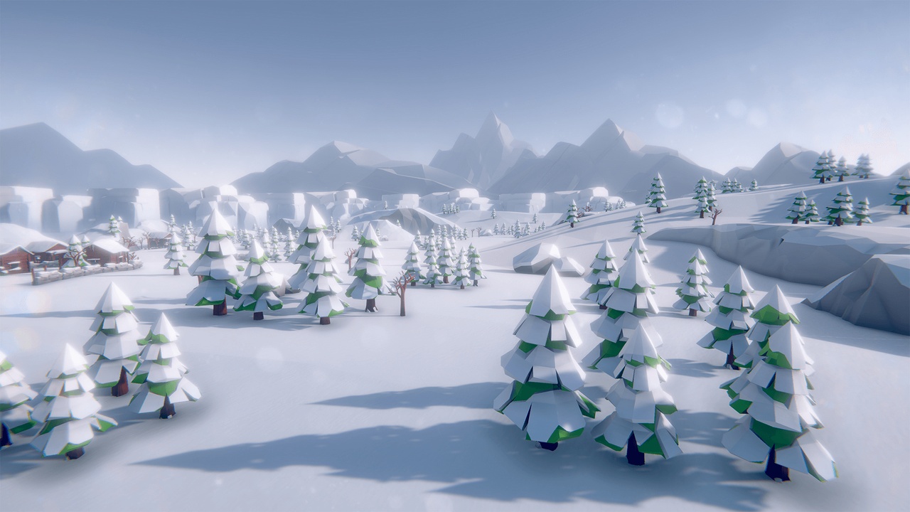Media 1 for listing Lowpoly Style Winter Environment