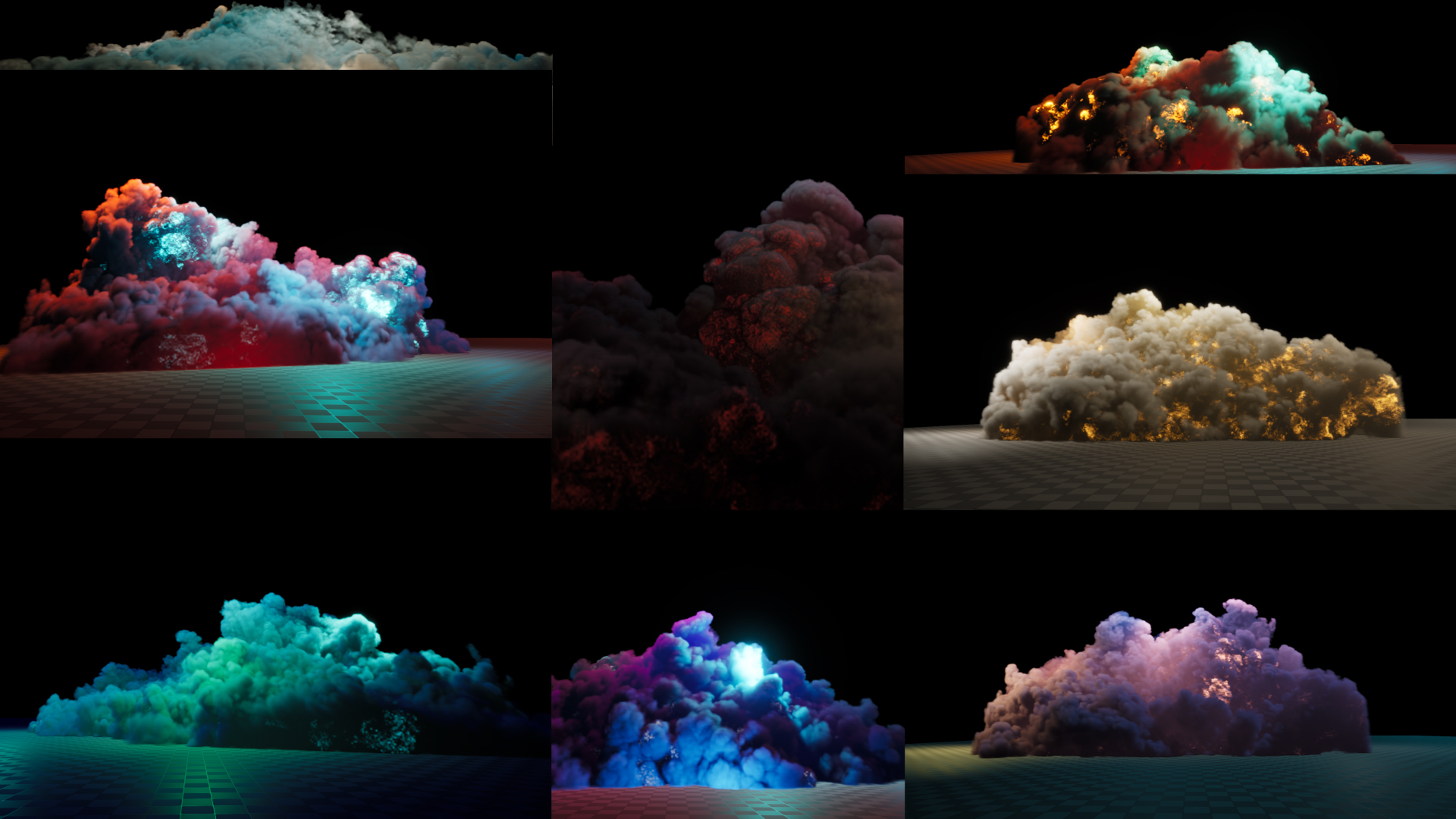 Magic Clouds mountain Vdb Effects | Fab
