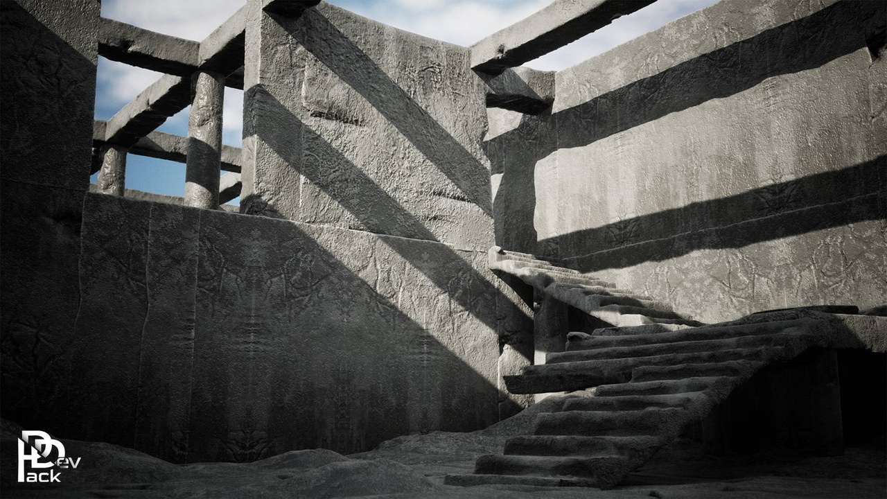 Media 1 for listing Modular Concrete Pack / 10 Assets