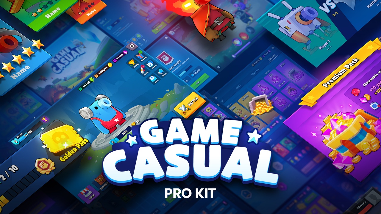 商品 GUI Pro - Casual Game 的媒体 1