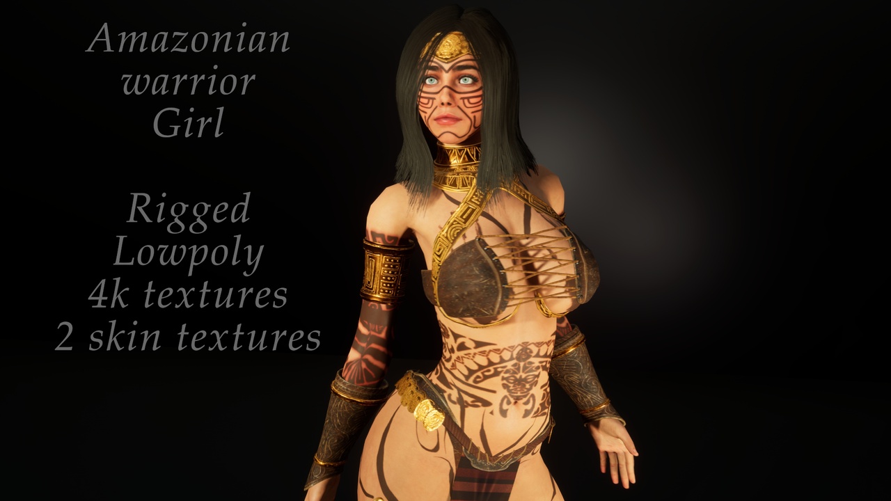 Media 1 for listing Amazonian warrior girl