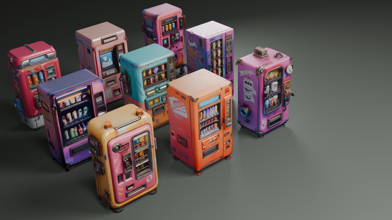 Media 1 for listing Stylized Vending Machines🥤