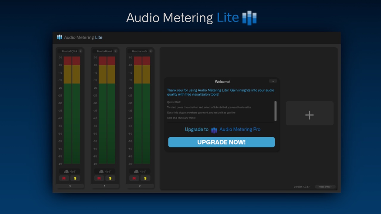 Media 1 for listing Audio Metering Lite