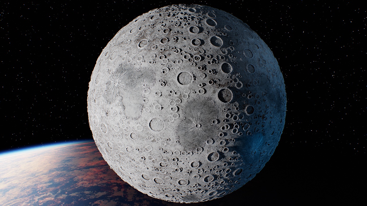 Media 1 for listing Stylized Moon Material
