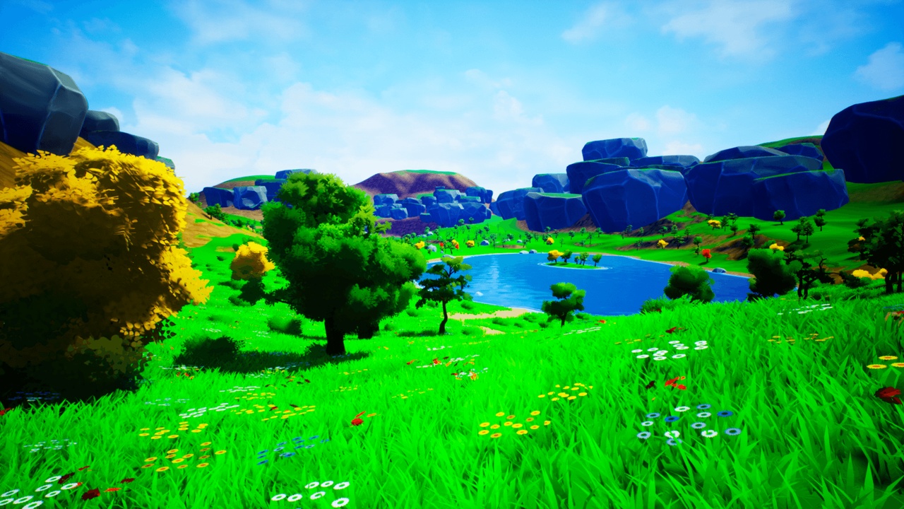 Media 1 for listing Stylized Forest Dream : Grass Land