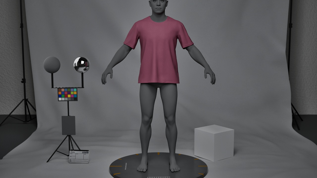 Media 1 for listing Basic Shirt Outfit for Metahuman - MHPKG