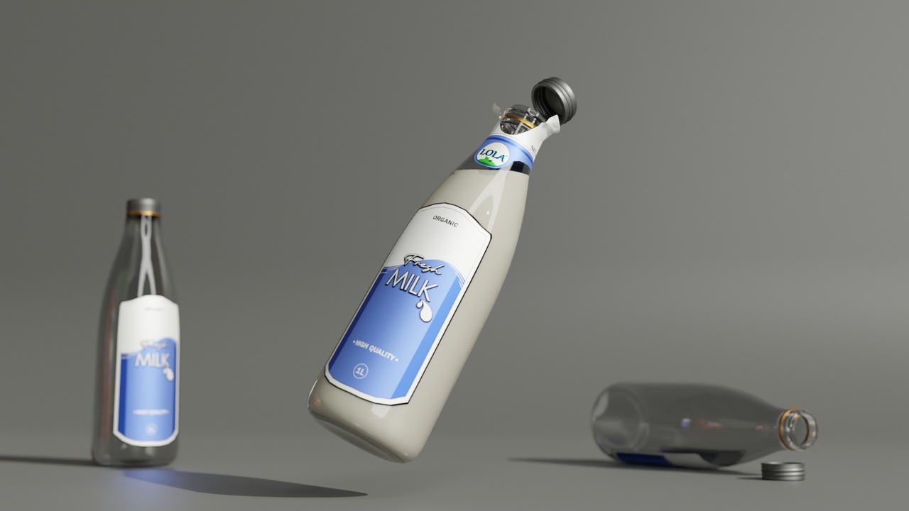 Media 1 for listing Milk Bottle & Milk Carrier
