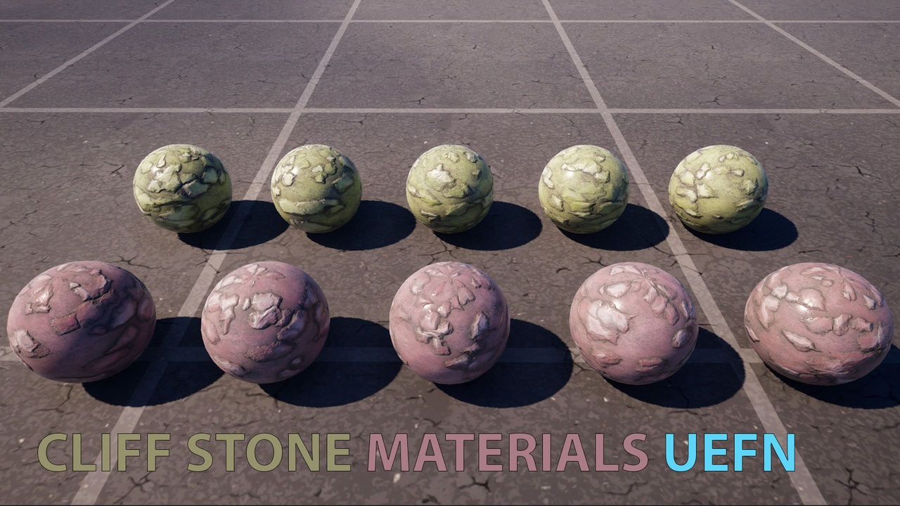 Media 1 for listing Cliff Stone Materials | UEFN