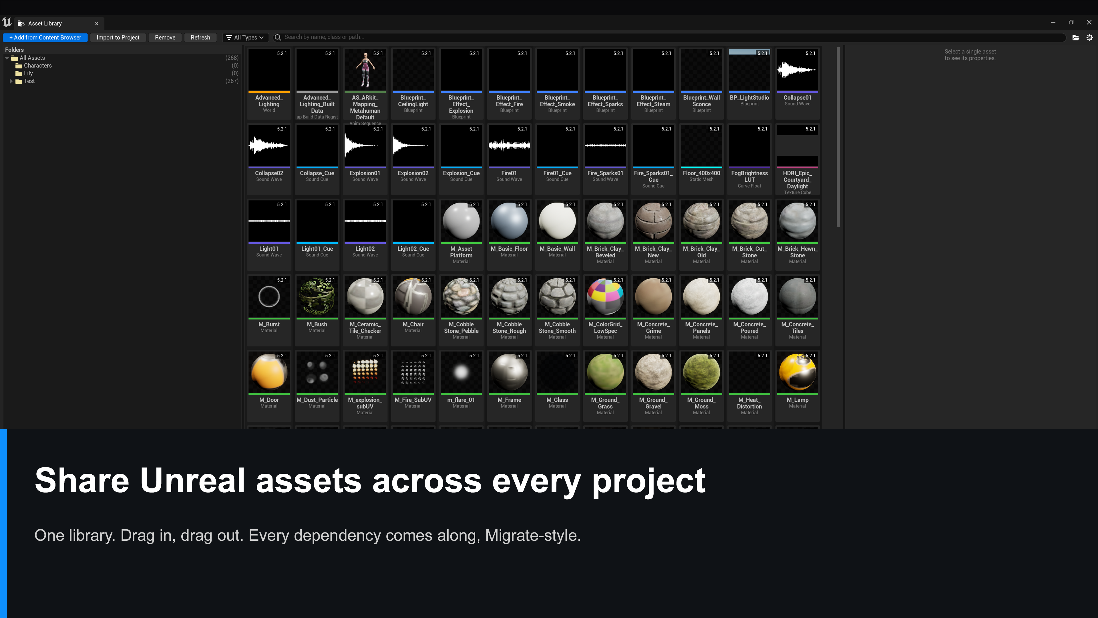 Asset Library — Cross-Project Asset Sharing | Fab