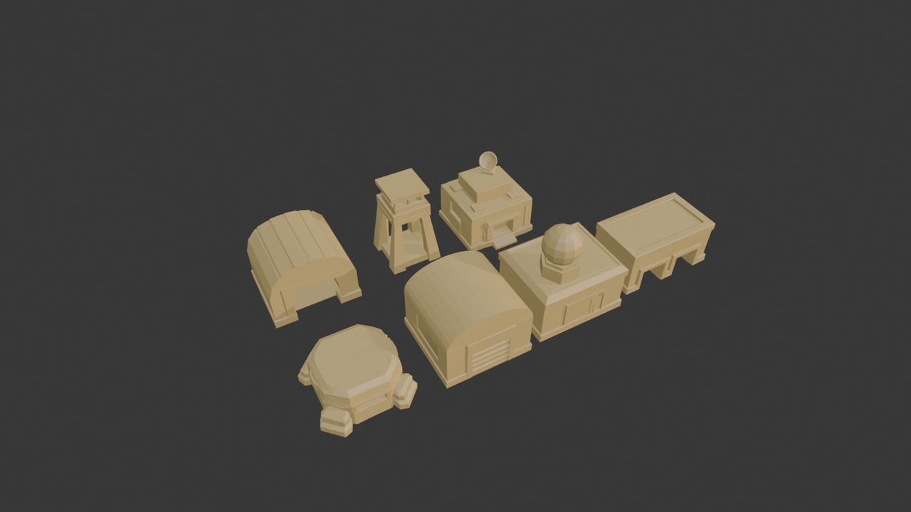 Media 1 for listing Pixit3D ToySoldiers Buildings & Props