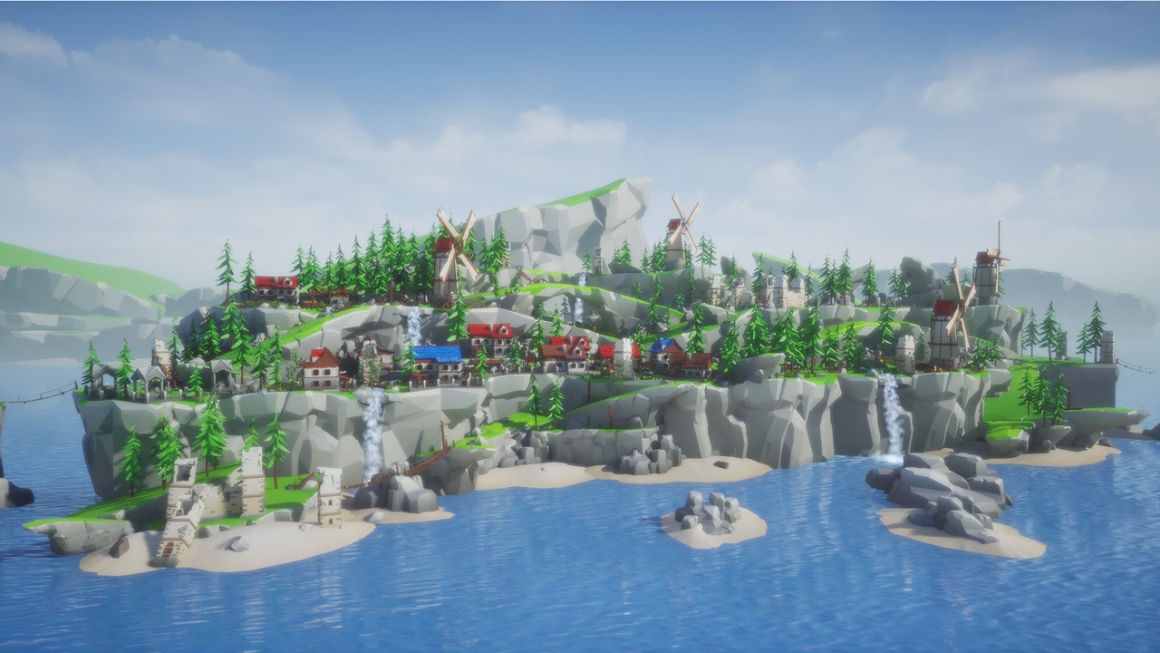 Media 1 for listing Lowpoly Style Cliffy Coast Pack