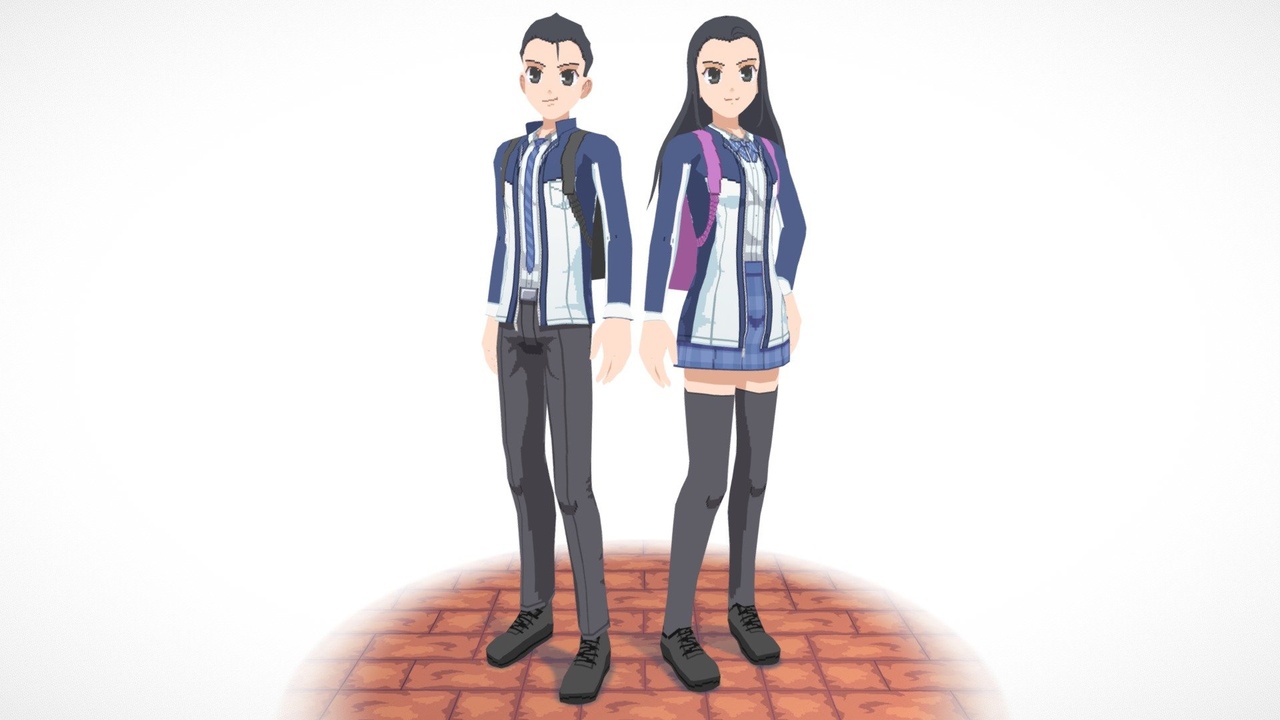 Media 1 for listing Character Anime Lowpoly - Students 1