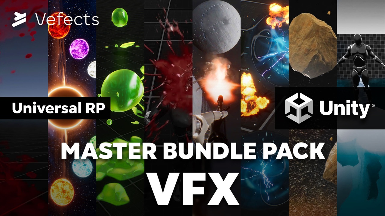 Média 1 pour l'article Unity URP - VFX Master Bundle Pack