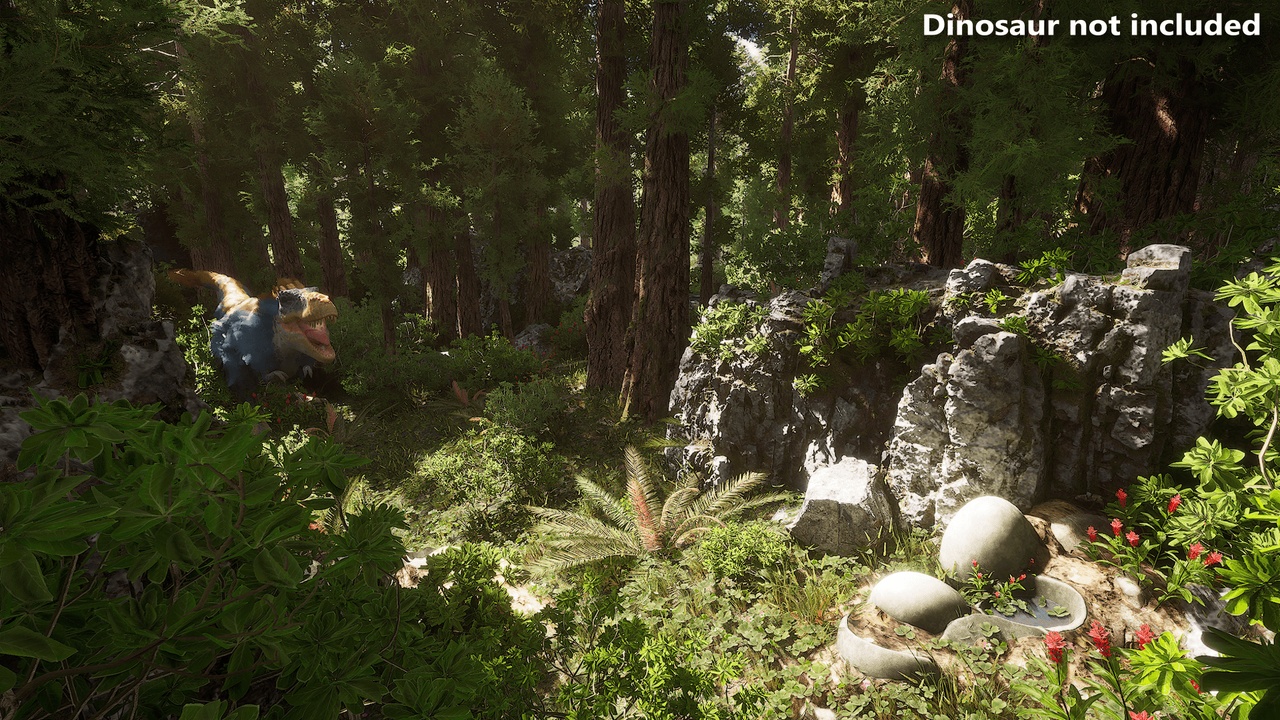 Media 1 for listing Forest Cretaceous ( Forest Jungle Redwood Tropical Vegetation Dinosaur )