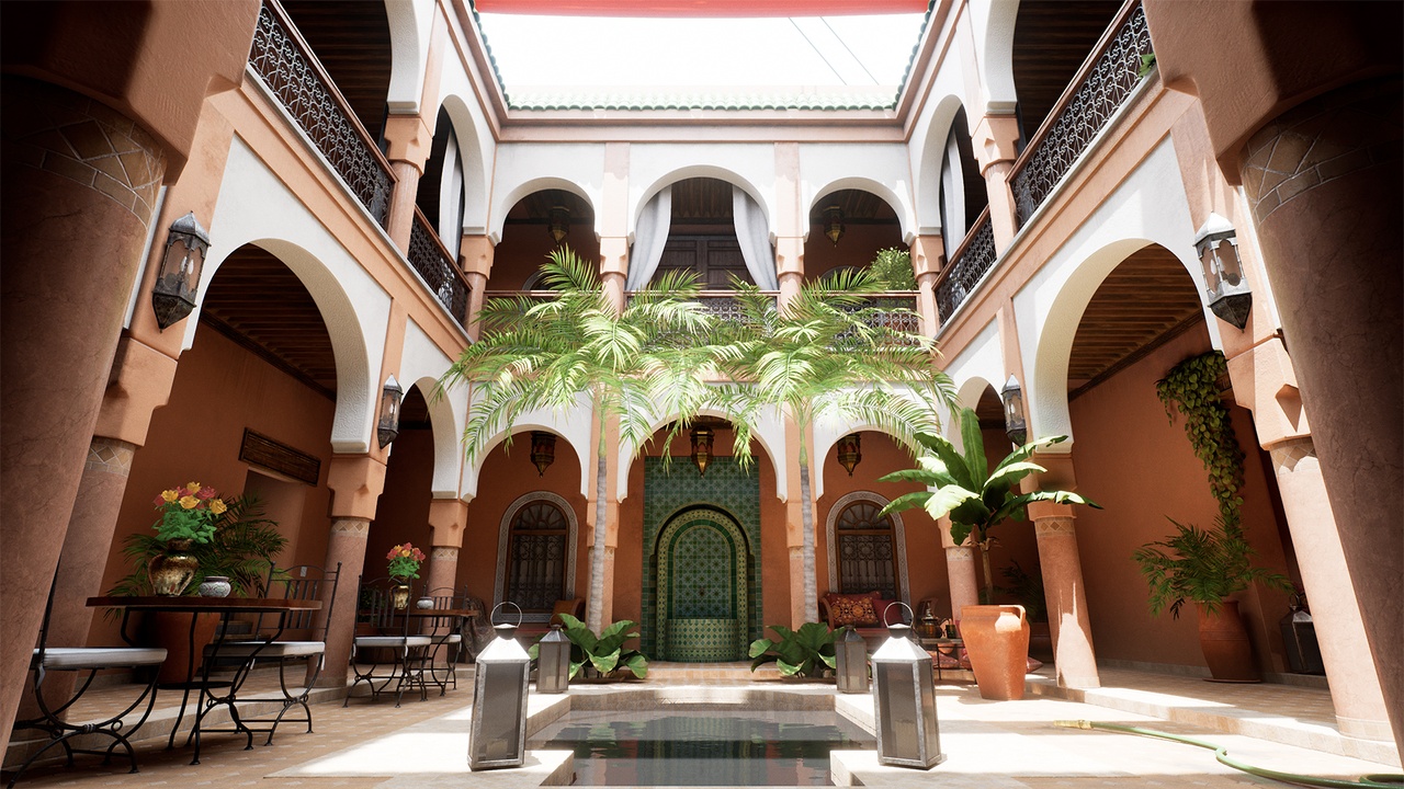 Media 1 for listing Middle Eastern Courtyard
