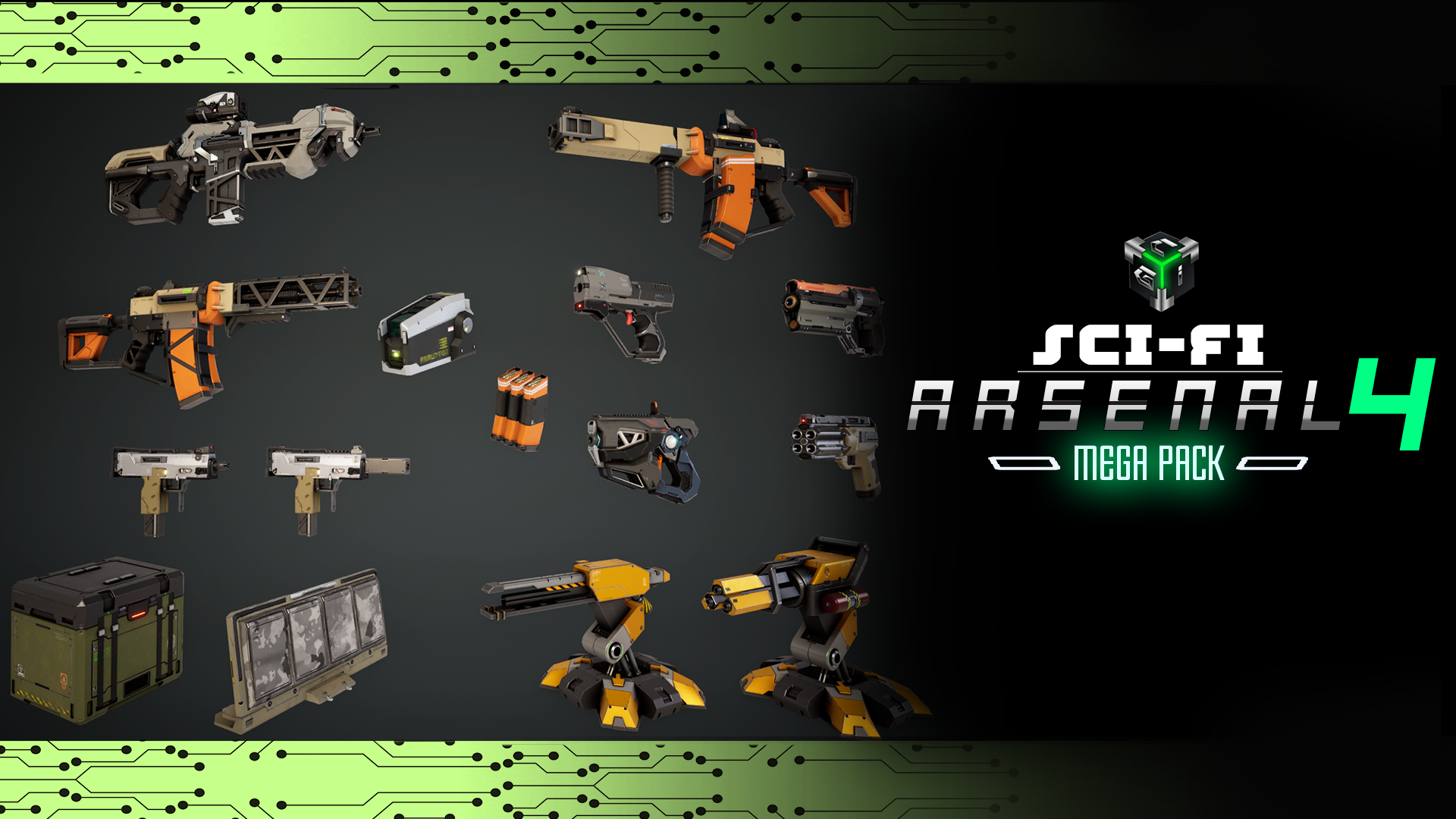 Sci-fi Arsenal 4 Mega Pack | Fab