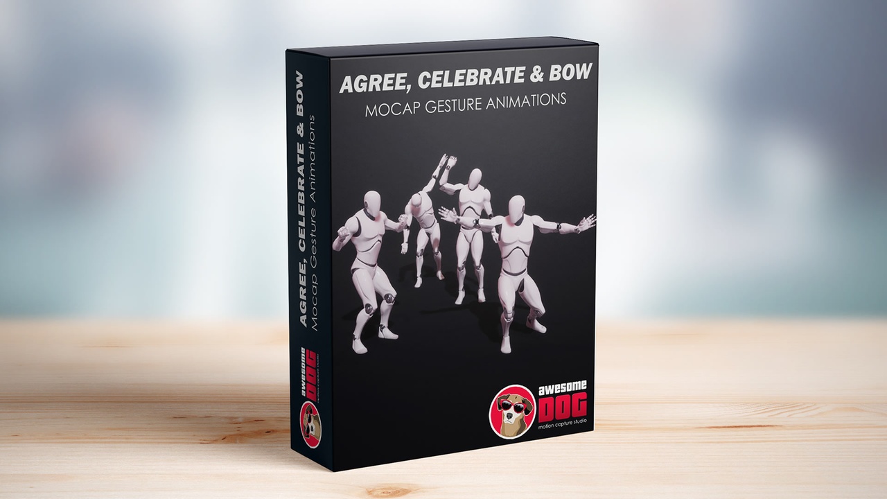 Media 1 for listing Agree, Celebrate & Bow Animation Pack