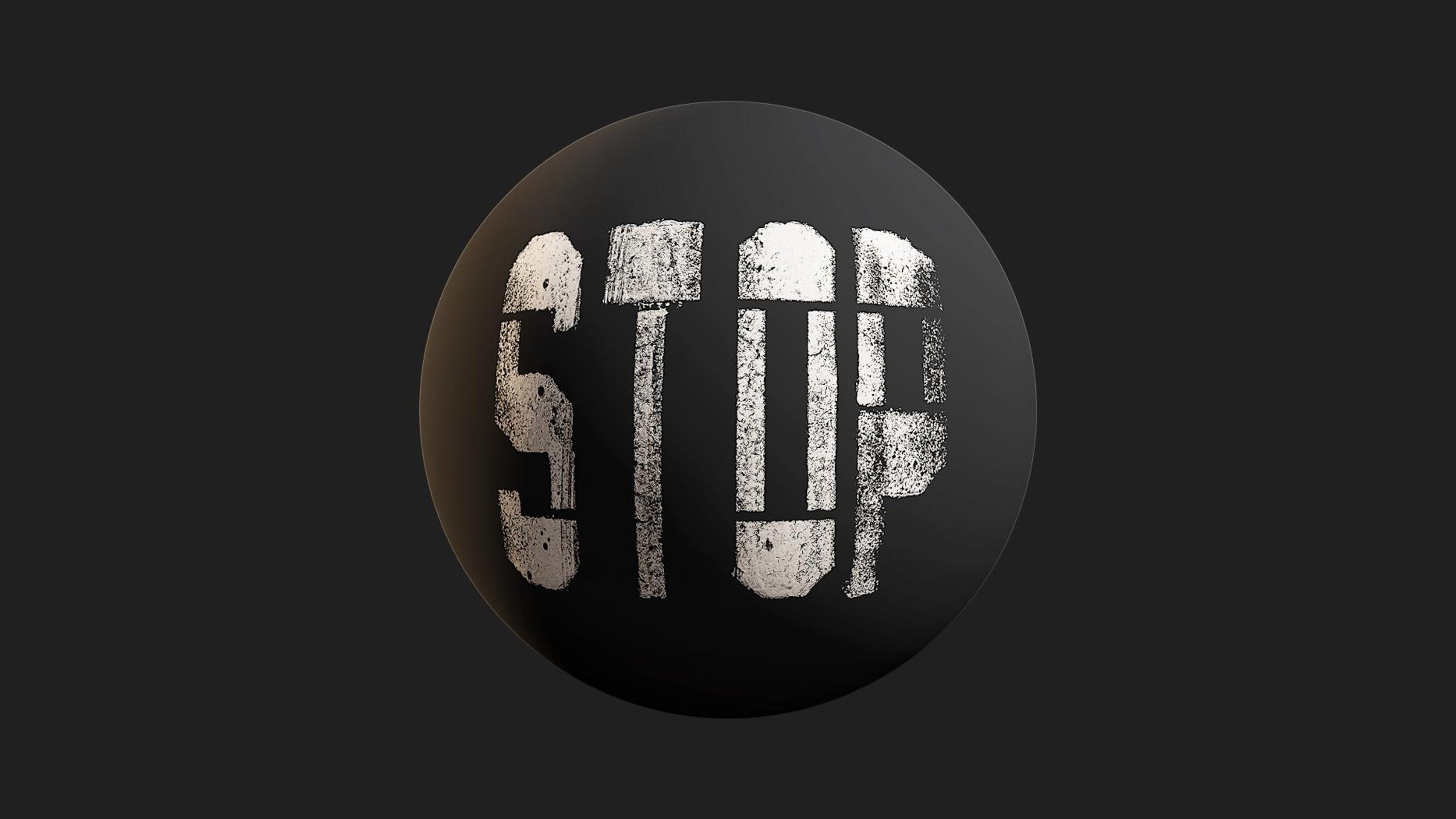 Stop Sign Texture Inverted Painted Stop Sign | Fab