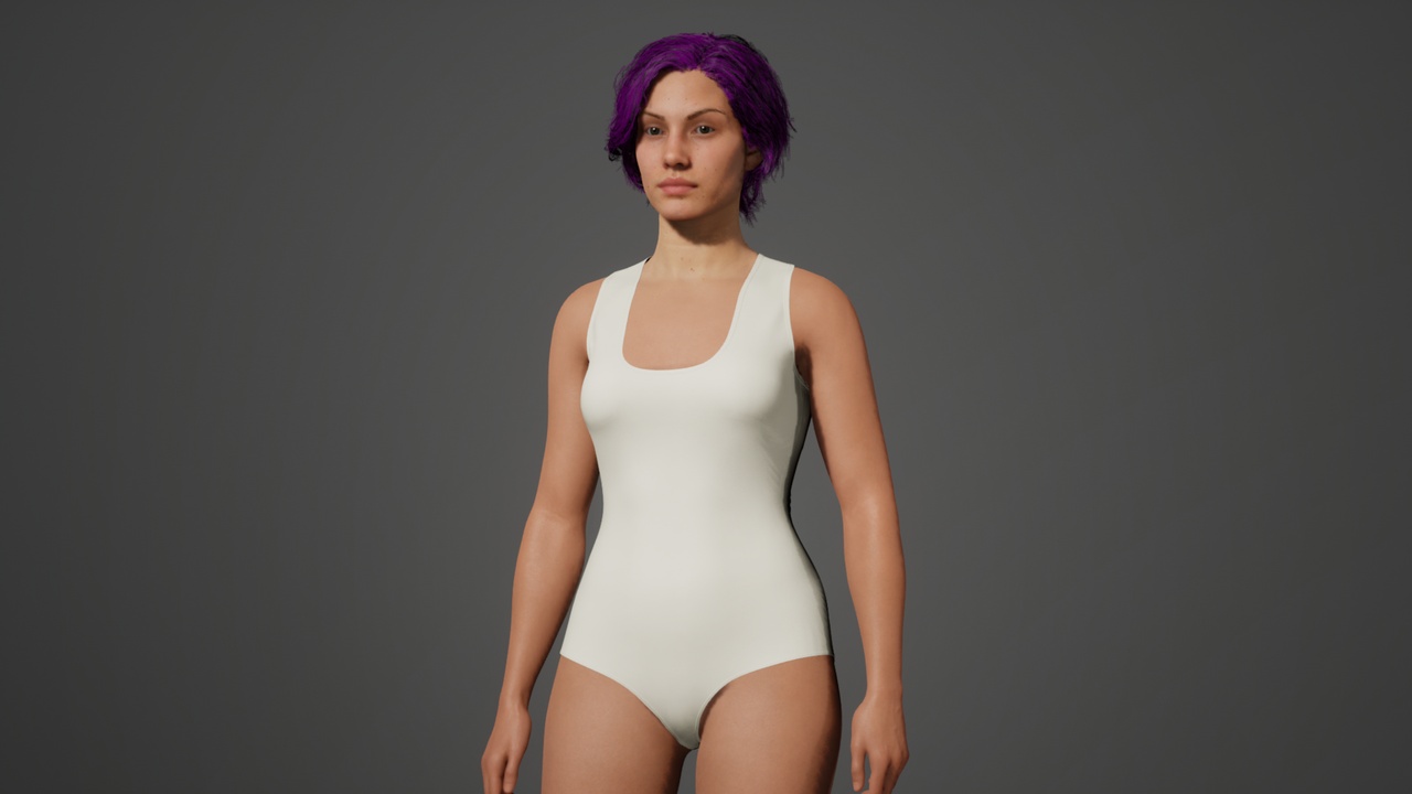 Media 1 for listing The Clara Bodysuit for MetaHumans - Parametric Outfit