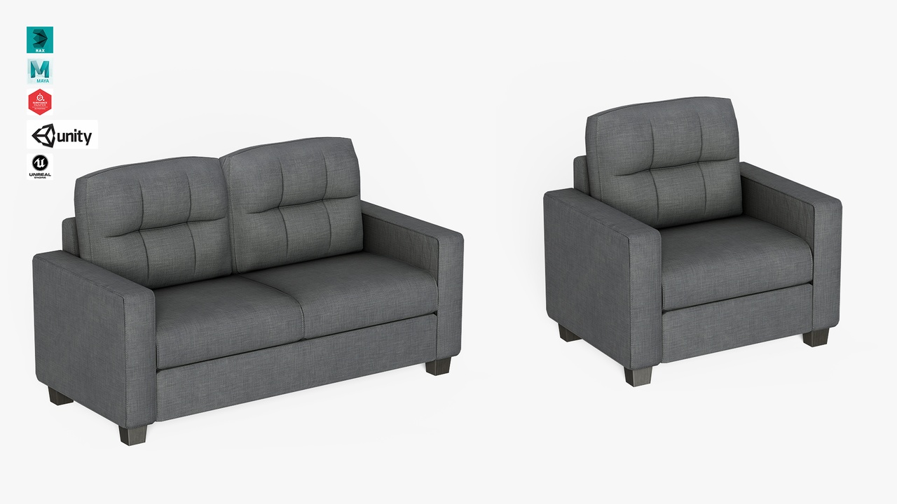 Media 1 for listing Fabric Sofa