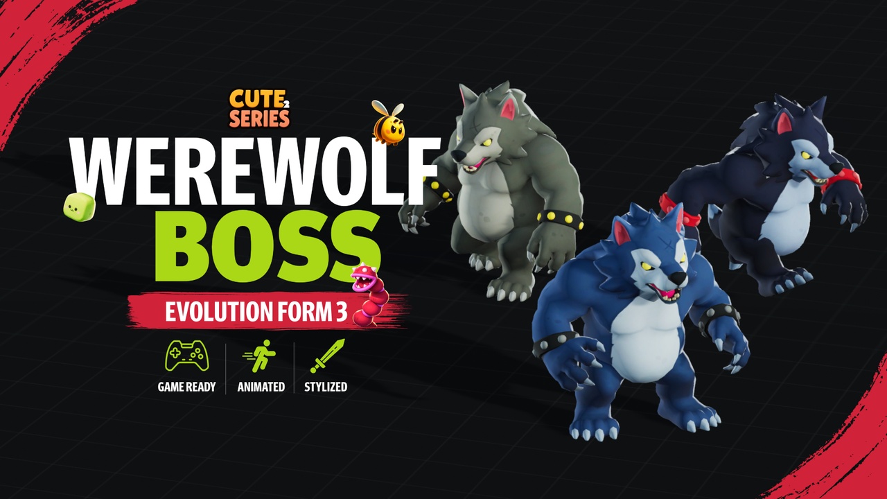 Media 1 for listing Werewolf Boss Cute Series