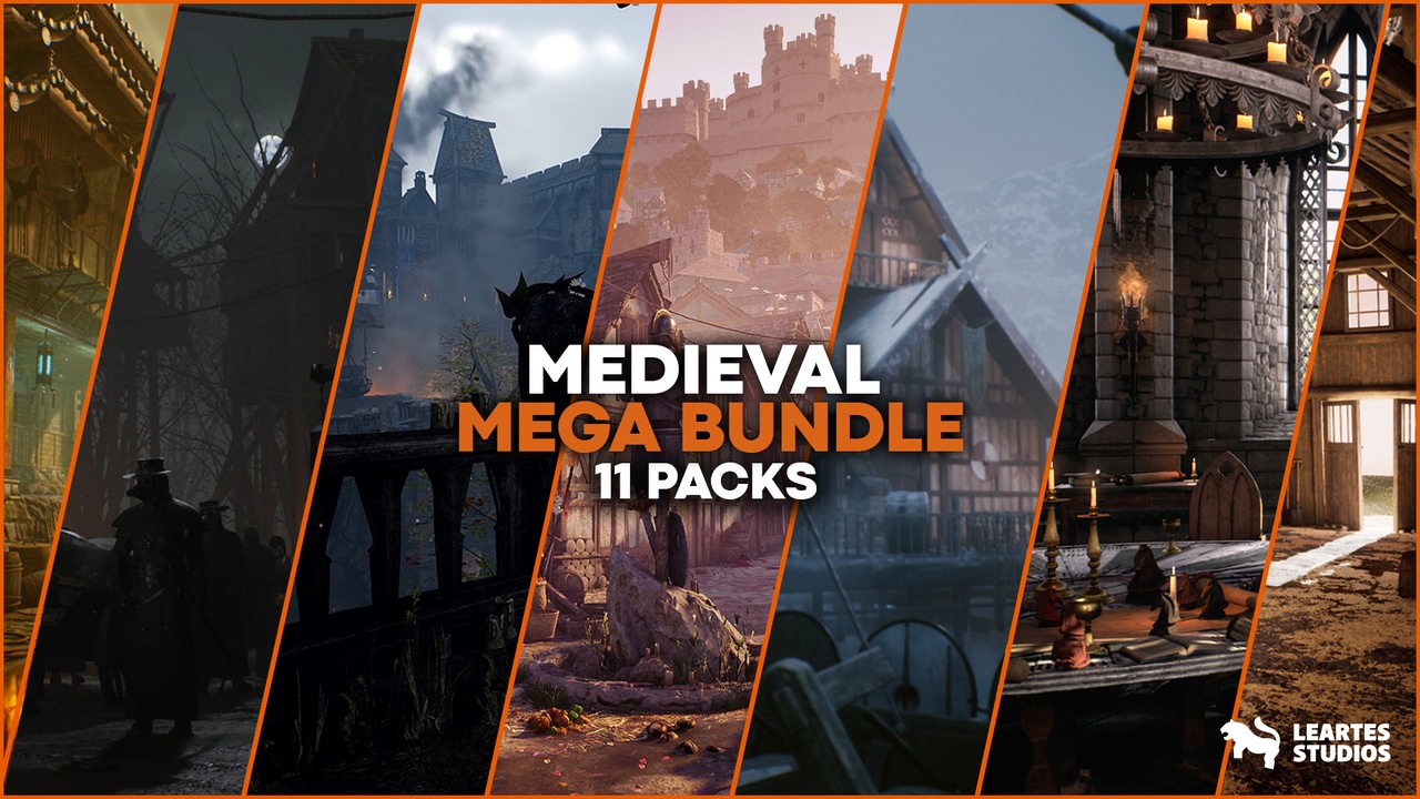 Medieval Environments Mega Bundle ( Medieval Medieval Medieval Medieval ...