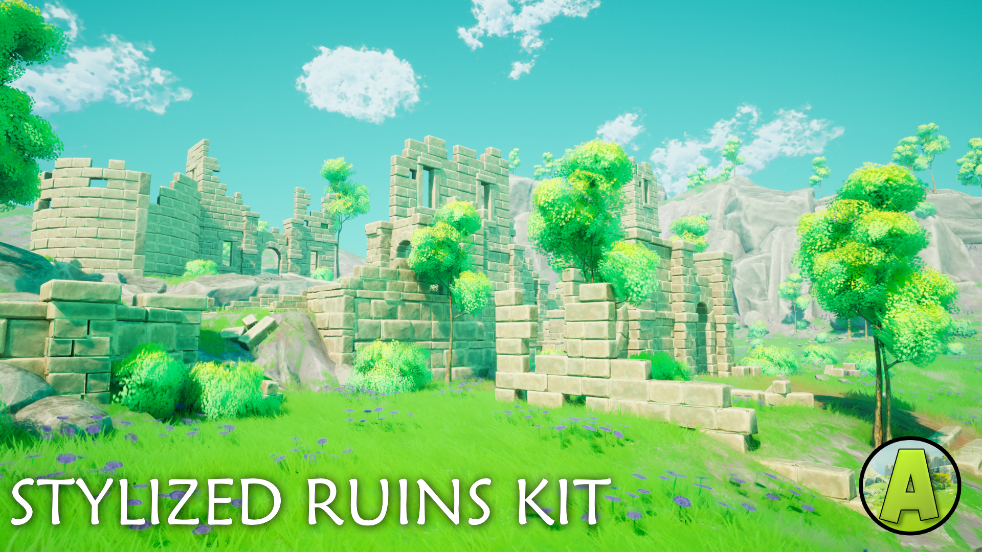 Stylized Modular Ruins Kit | Fab