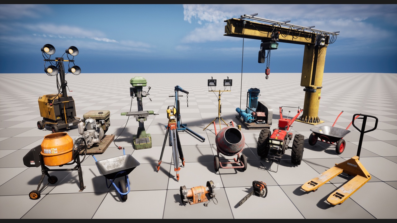 Media 1 for listing Industrial Props Collection
