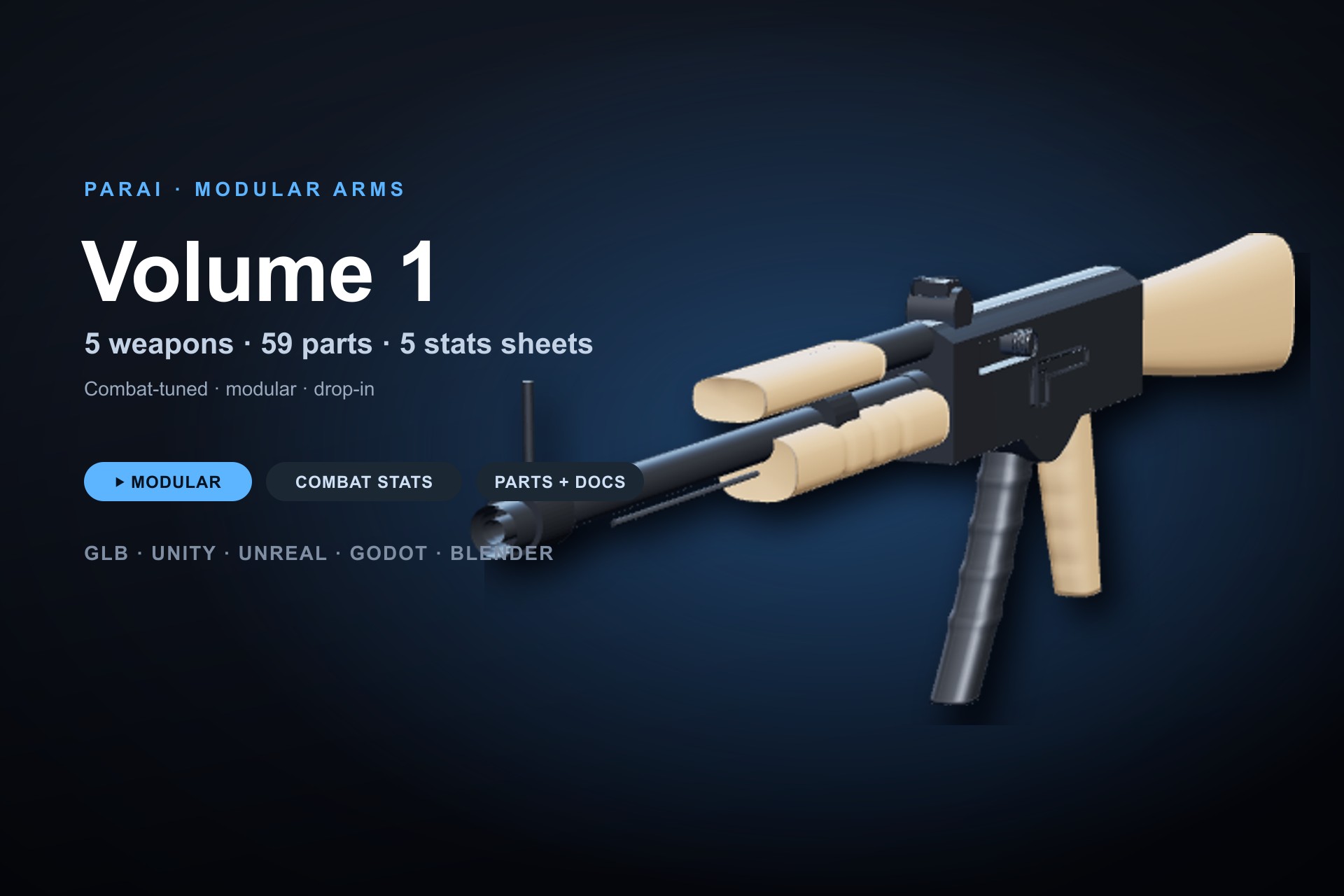 PARAI Modular Arms — Volume 1 | Fab