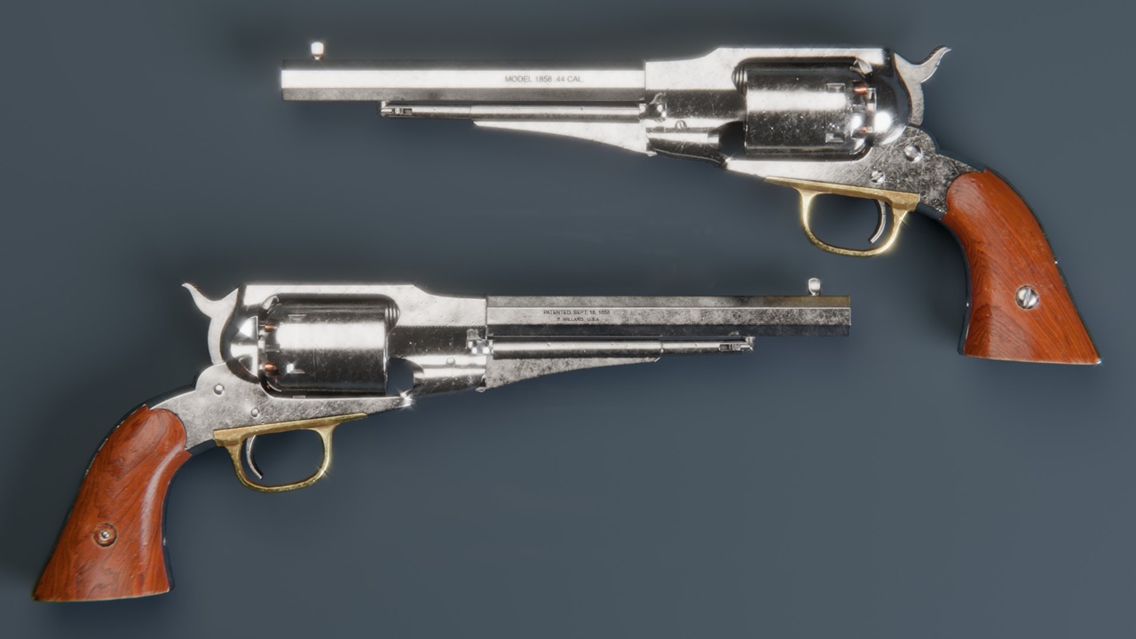 Media 1 for listing m1858 Percussion Revolver - Stinaless