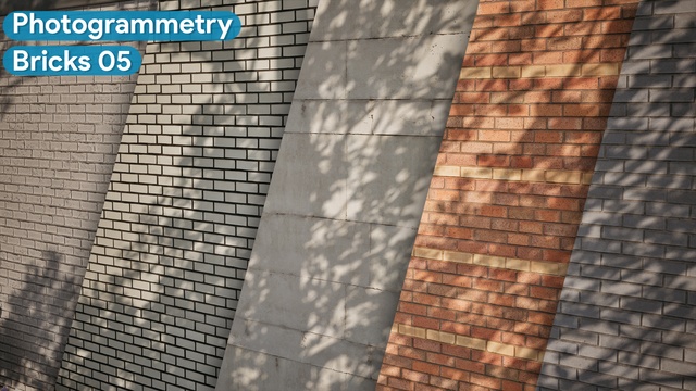 Brick Walls 05 - Scanned Photogrammetry Materials