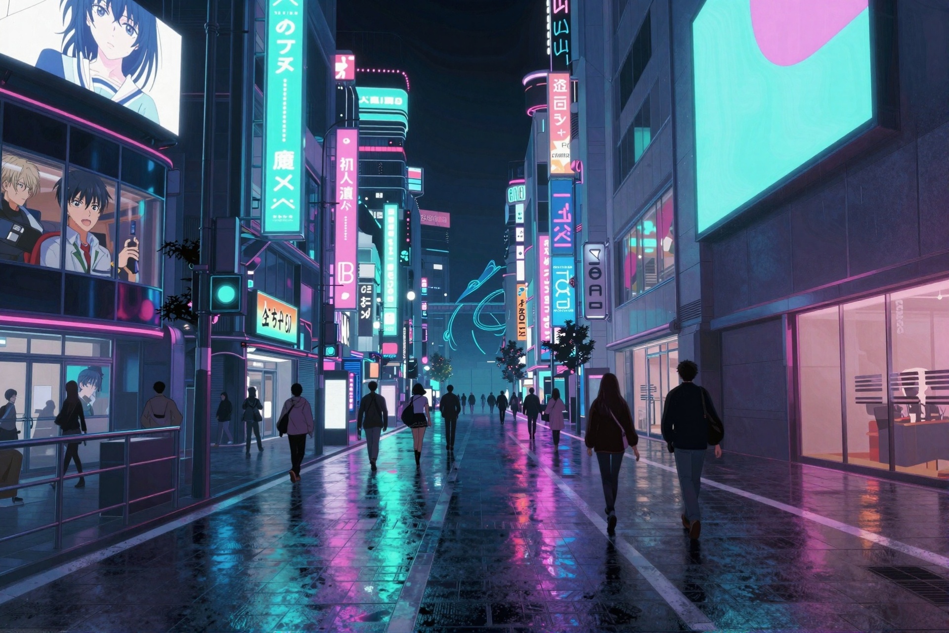 Media 1 for listing Neo-Tokyo Pulse Anime-Cyberpunk Action & Jazz Fusion (Seamless Loops)A