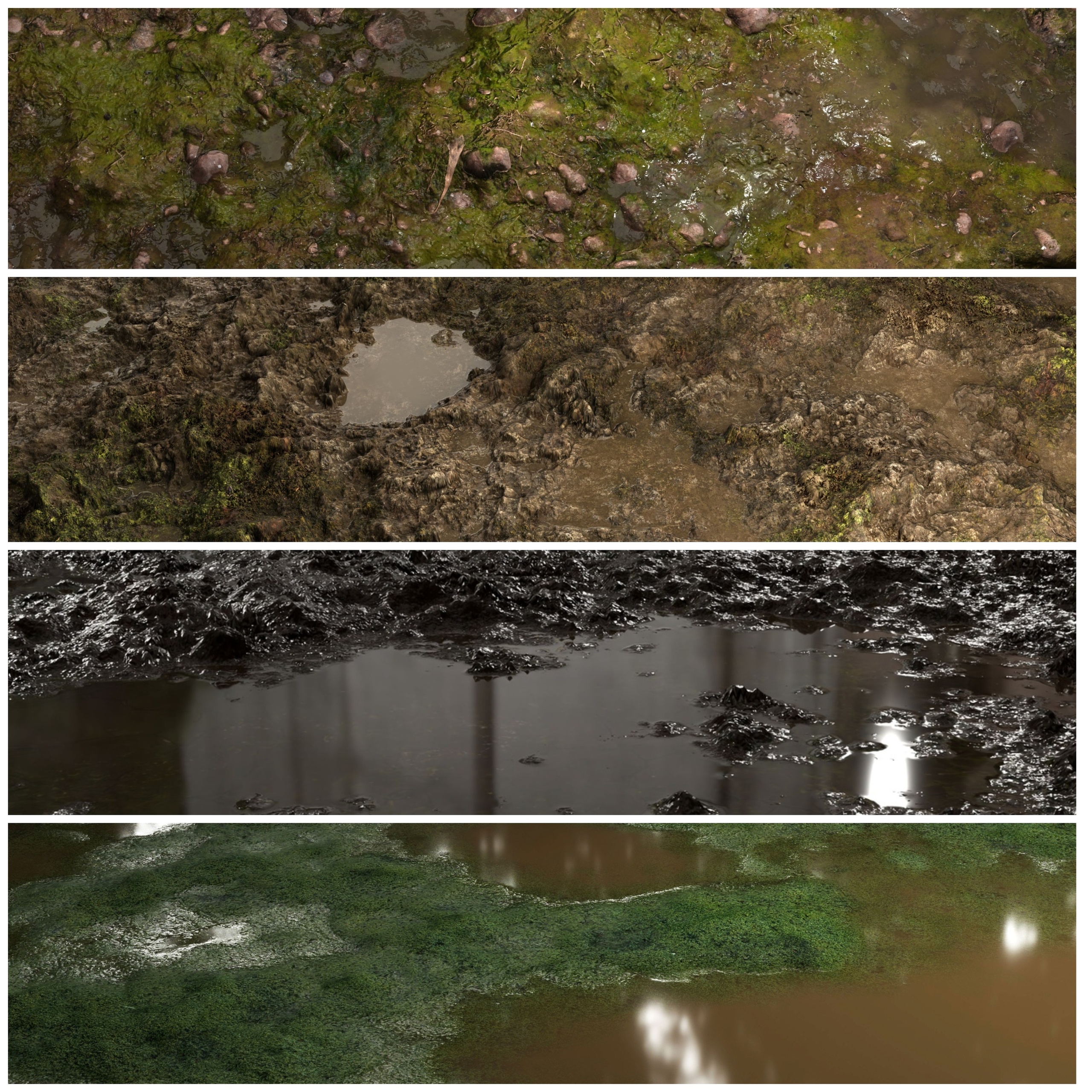 Media 1 for listing Swamp 8K PBR Texture Set