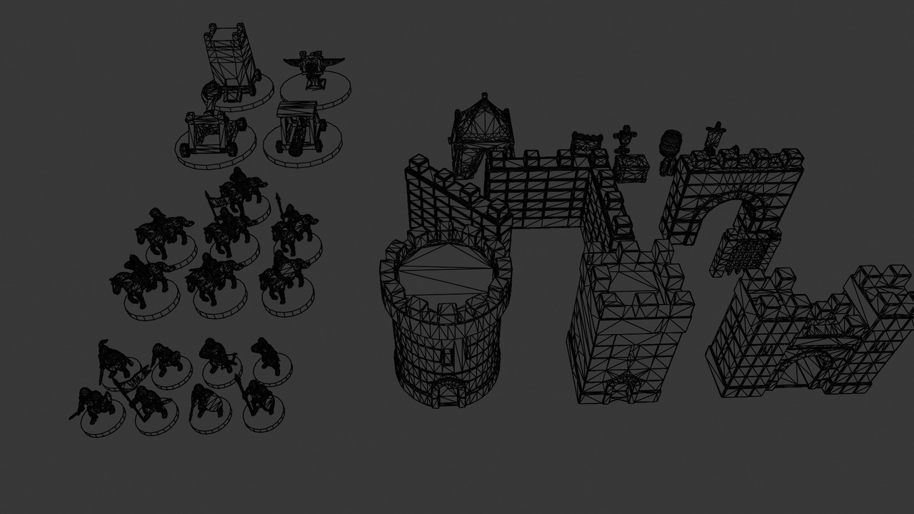 Media 1 for listing Pixit3D Medieval Toy Soldiers Complete Pack