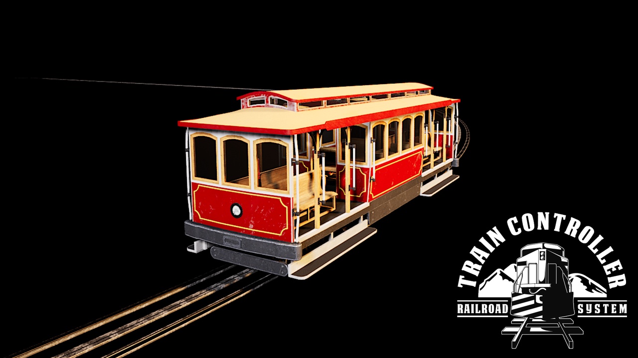 Media 1 for listing Cable Car Tram for Train Controller (Railroad System)