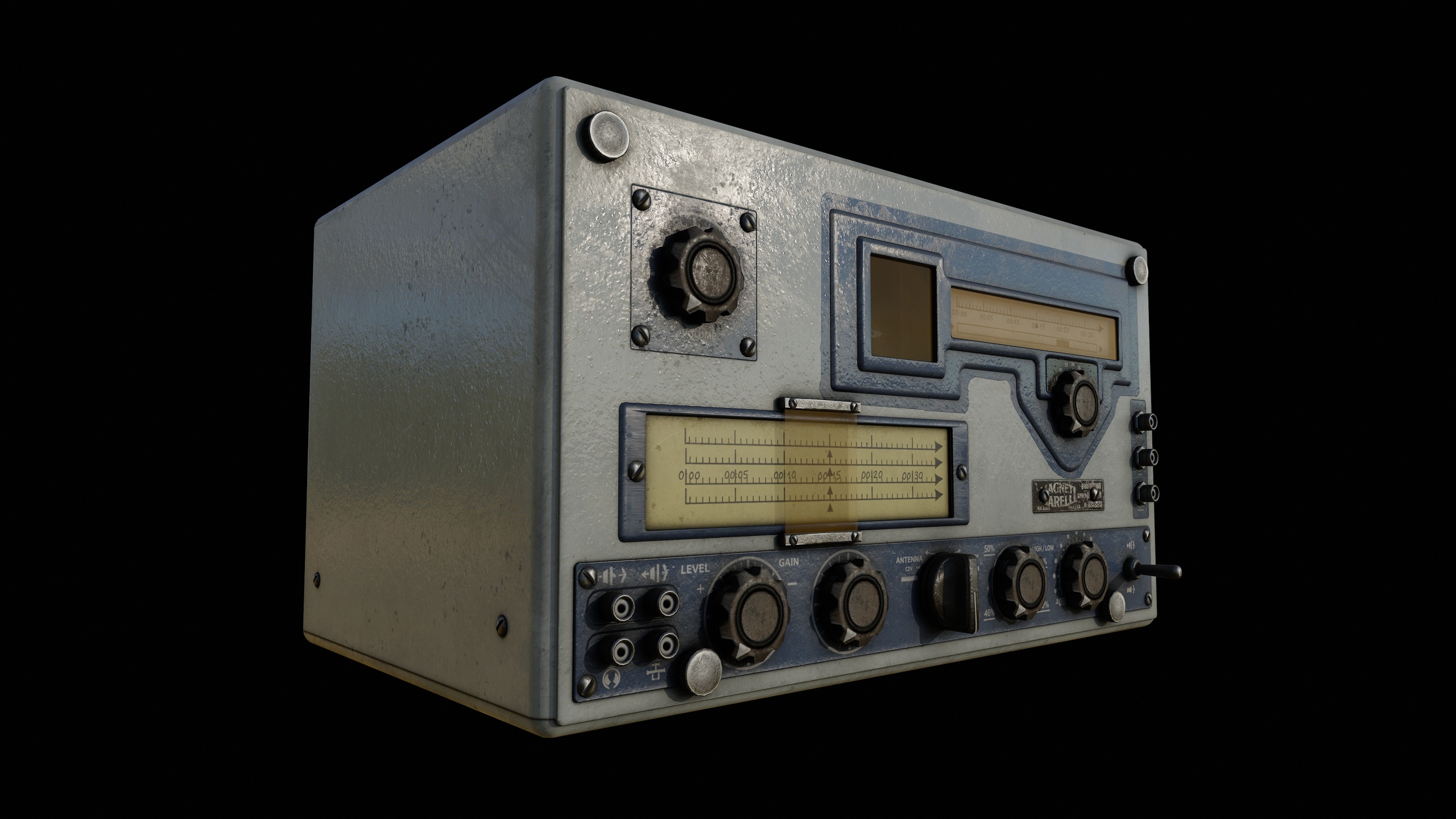 Media 1 for listing Ricevitore RR1 - Vintage Military Radio Low-poly 3D model