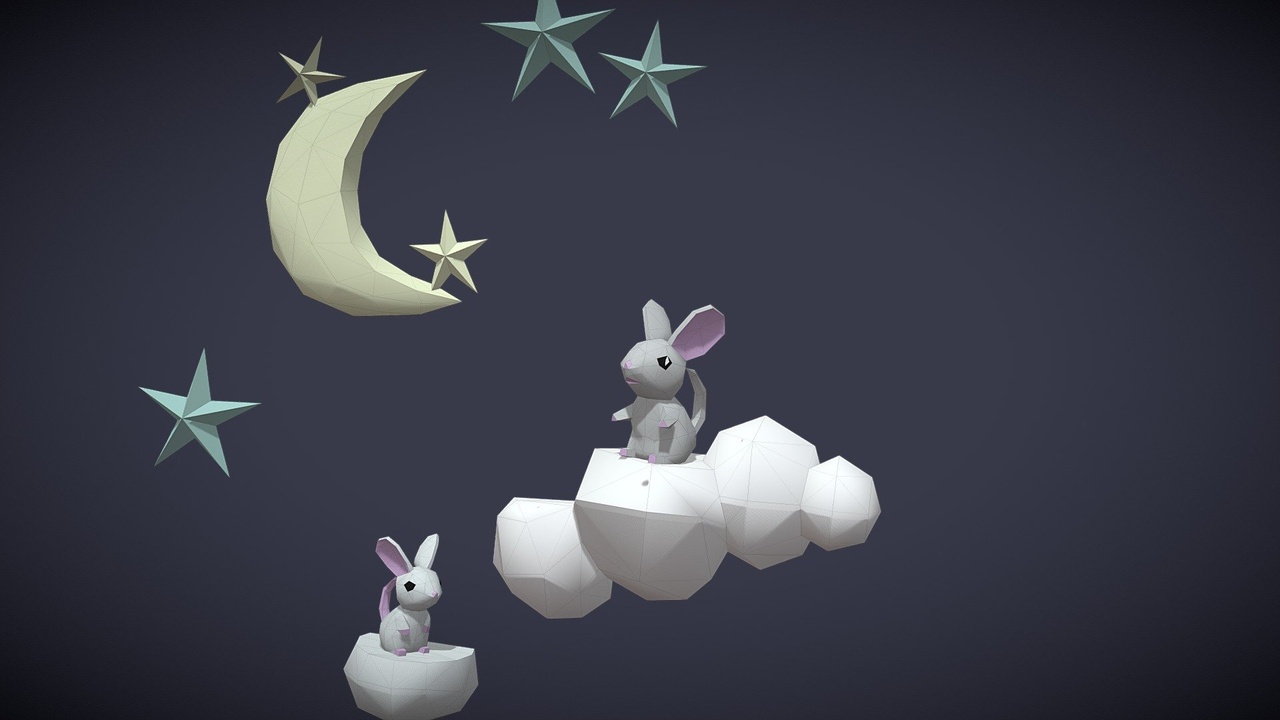 Media 1 for listing Cloud shelves with cutest mice by Sofs