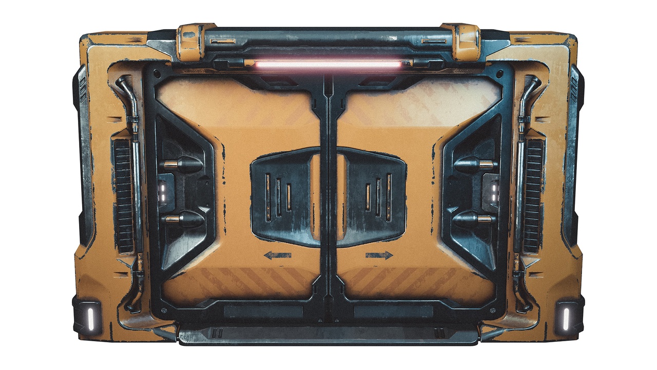 Multimedia 1 para anuncio Sci-fi Industrial Door Game 02