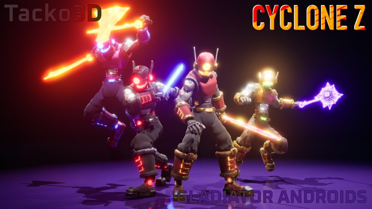 Media 1 for listing Cyclone Robot Assassin 2.0 - Gladiator Androids Z
