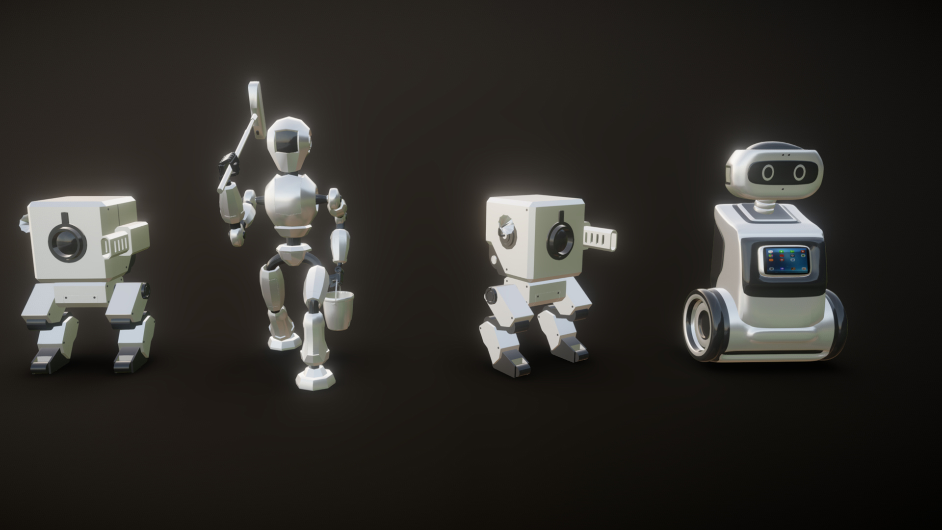 AI-powered guided tour service robot A93 | Fab