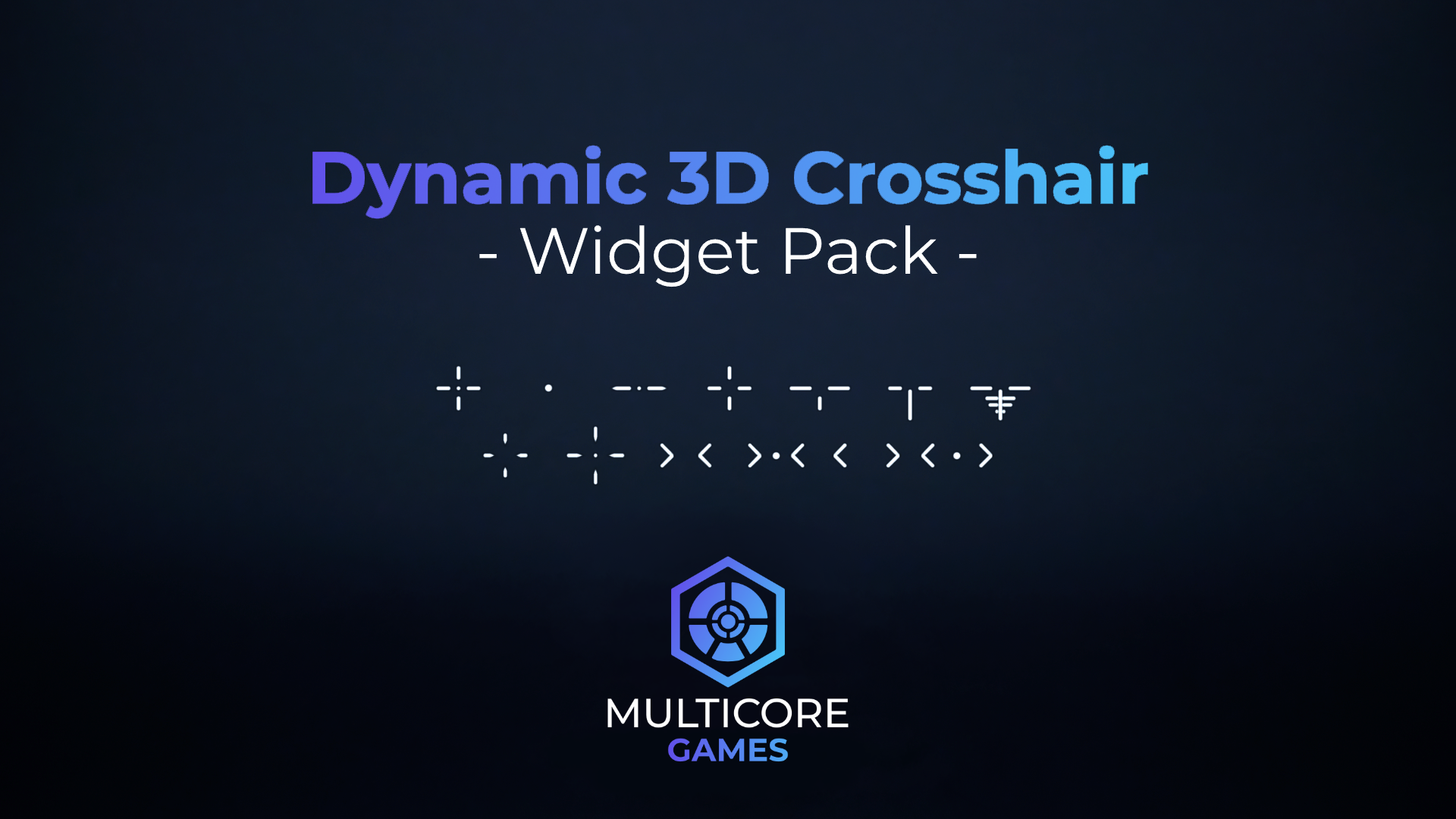 Dynamic 3D Crosshair - Widget Pack | Fab