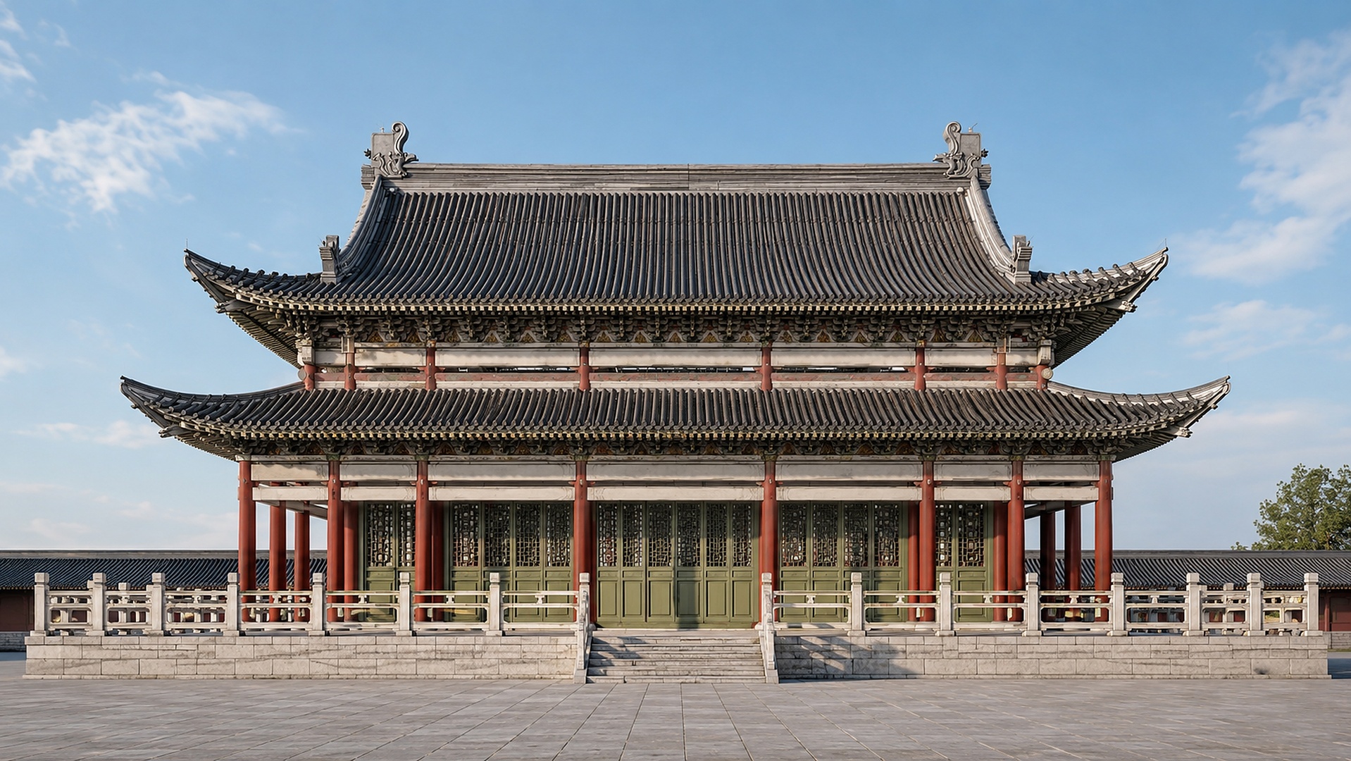 Media 1 for listing Traditional Chinese Temple Building - Tang & Song Dynasty Architectural 3D Model