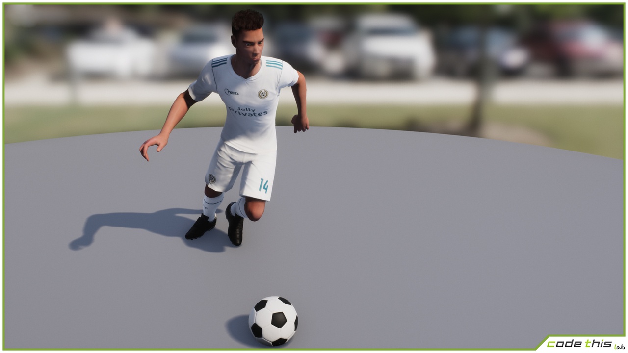 出品White Football Player Animatedのメディア1