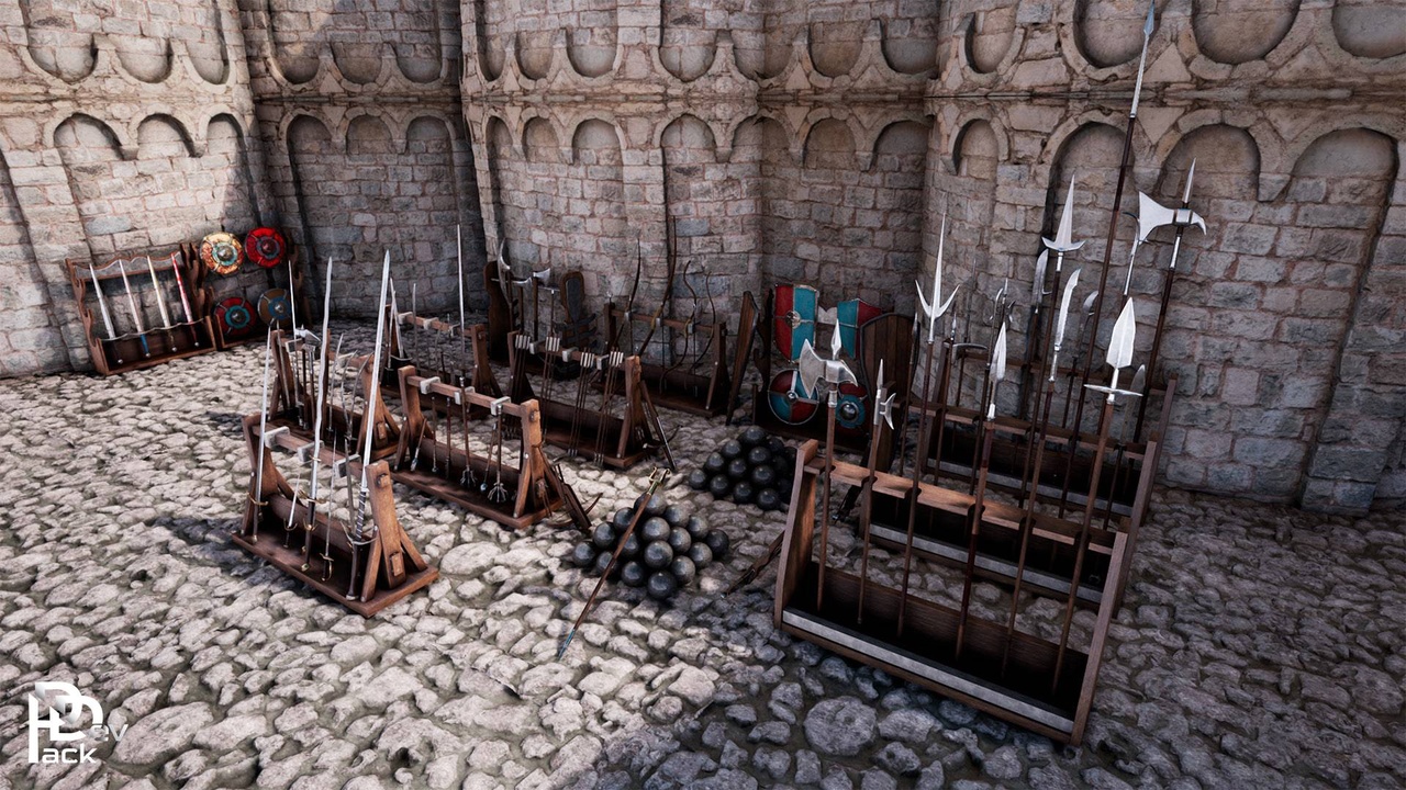 出品Ultimate Medieval Weapons Package / 300+ variationsのメディア1